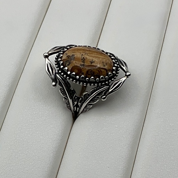 American West Picture Jasper Ring - Picture 2 of 10